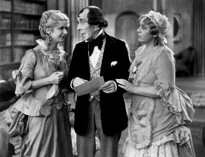 Framed Print : DISRAELI, Joan Bennett, George Arliss, Florence Arliss, 1929