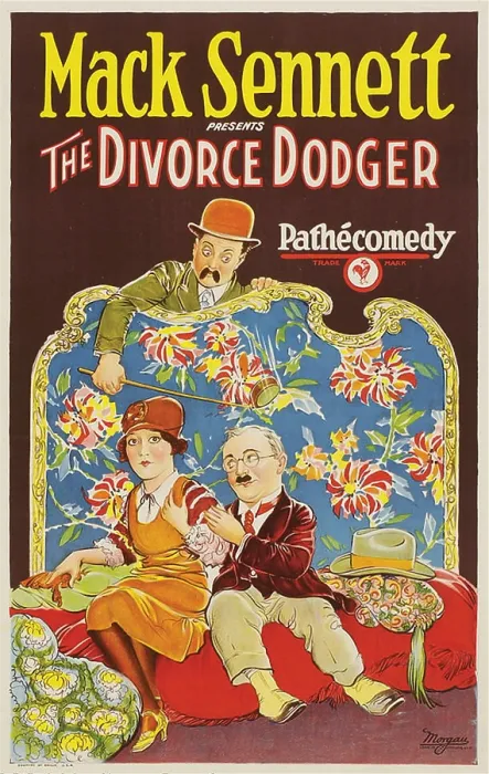 Framed Print : THE DIVORCE DODGER, top: Billy Bevan; seated, left: Thelma Hill, 1926