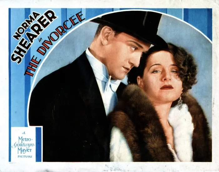 Framed Print : THE DIVORCEE, from left, Conrad Nagel, Norma Shearer, 1930