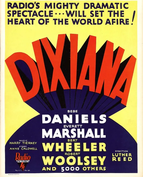 Framed Print : DIXIANA, window card, 1930 Framed Print : DIXIANA, window card, 1930
