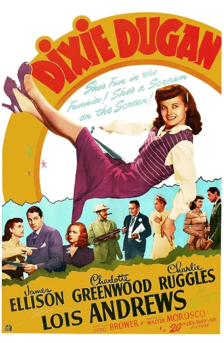 Framed Print : DIXIE DUGAN, US poster, Lois Andrews, 1943. TM & Copyright 20th Century Fox Film Corp. / courtesy Everett Collection