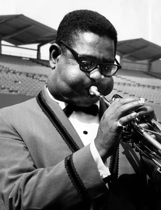 Framed Print : Dizzy Gilespie, ca. 1962s. Courtesy: CSU Archives / Everett Collection