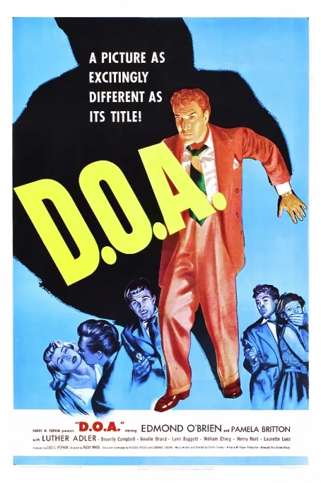 Framed Print : D.O.A. Pamela Britton, Edmond O'Brien, 1950