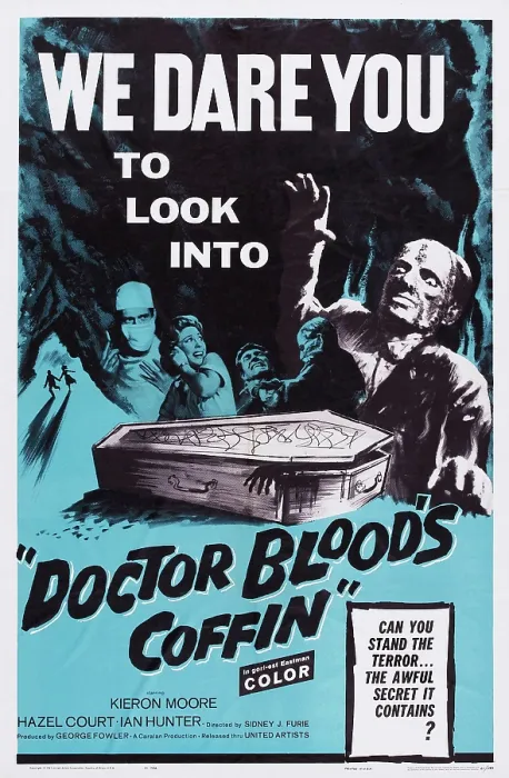 Framed Print : DOCTOR BLOOD'S COFFIN, US poster art, Kieron Moore, Hazel Court, 1961 Framed Print : DOCTOR BLOOD'S COFFIN, US poster art, Kieron Moore, Hazel Court, 1961