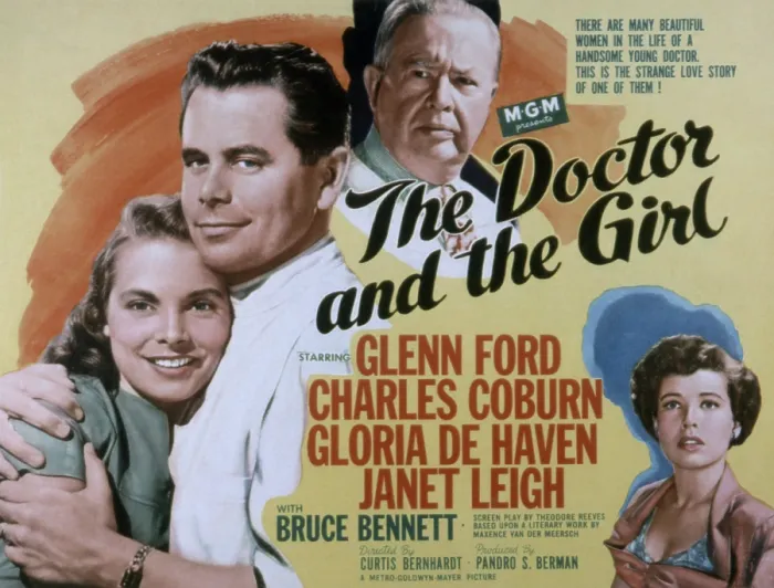 Framed Print : THE DOCTOR AND THE GIRL, Janet Leigh, Glenn Ford, Charles Coburn, Gloria DeHaven, 1949