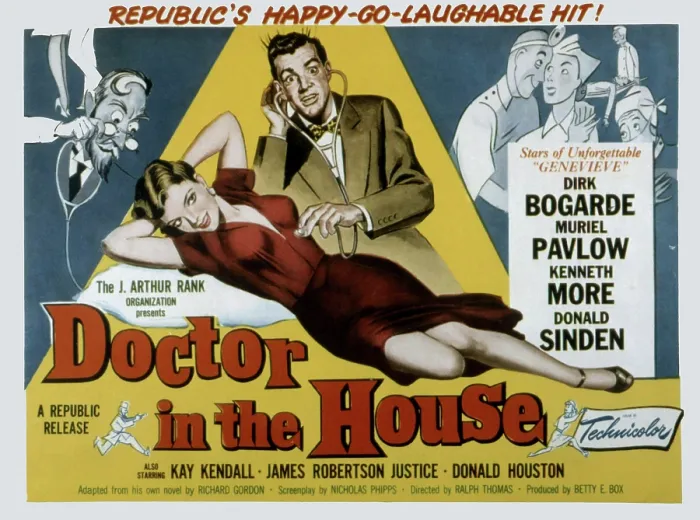 Framed Print : DOCTOR IN THE HOUSE, Kenneth More, 1954