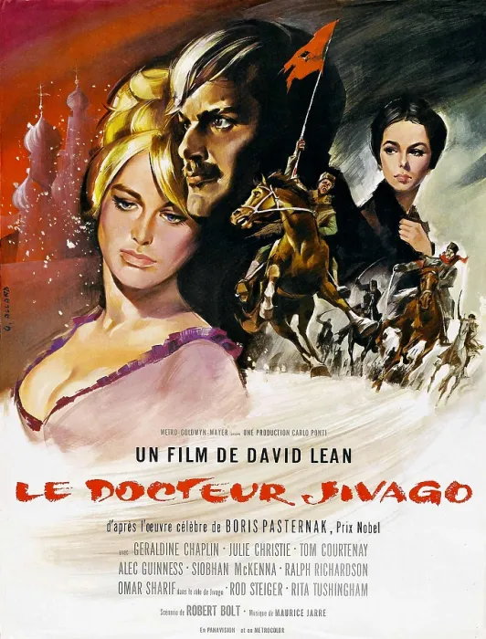 Framed Print : DOCTOR ZHIVAGO, (aka LE DOCTEUR JIVAGO), from left: Julie Christie, Omar Sharif, Geraldine Chaplin, 1965