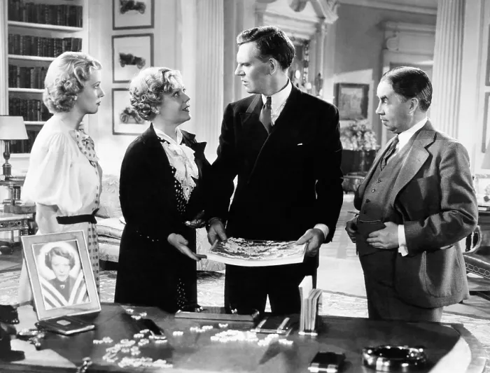 Framed Print : DODSWORTH, from left: Ruth Chatterton (in photograph), Kathryn Marlowe, Spring Byington, Walter Huston, Harlan Briggs, 1936