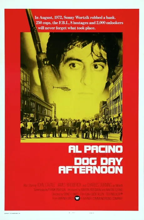 Framed Print : DOG DAY AFTERNOON, US poster art, Al Pacino, 1975