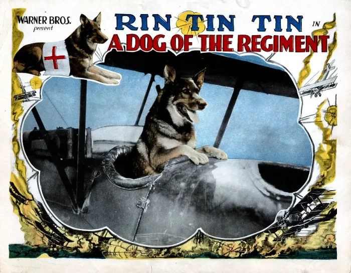 Framed Print : A DOG OF THE REGIMENT, Rin Tin Tin, 1927