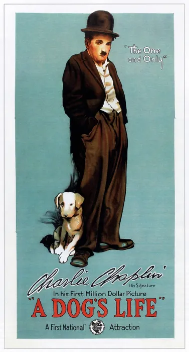 Framed Print : A DOG'S LIFE, Charlie Chaplin, 1918 Framed Print : A DOG'S LIFE, Charlie Chaplin, 1918