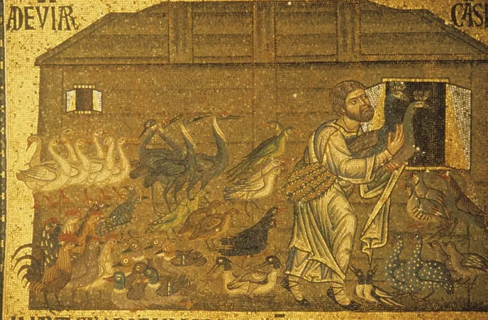 Framed Print : Dome of the Creation and Human Prehistory, by Unknown Artist, 1220 - 1240, 13th Century, mosaic - Italy, Veneto, Venice, Saint Mark's Basilica. Detail Framed Print : Dome of the Creation and Human Prehistory, by Unknown Artist, 1220 - 1240, 13th Century, mosaic - Italy, Veneto, Venice, Saint Mark's Basilica. Detail