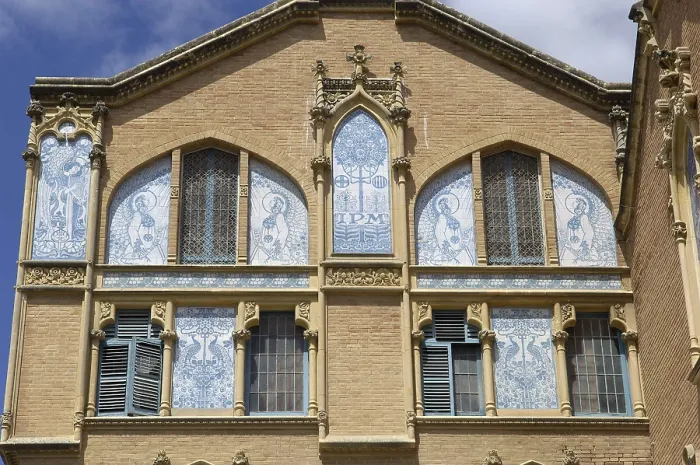 Framed Print : DOMENECH I MONTANER, Lluis (1850-1923). Pere Mata Institute. 1897 - 1912. SPAIN. Reus. Institut Pere Mata. Route of Modernism. Modernism. Architecture
