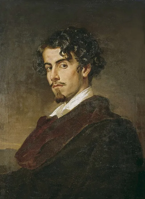 Framed Print : DOMINGUEZ BECQUER, Valeriano (1834-1870). Portrait of Gustavo Adolfo Becquer. 1862. Oil on canvas. SPAIN. Sevilla. Fine Arts Museum. AISA / Everett Collection**US SALES ONLY** Framed Print : DOMINGUEZ BECQUER, Valeriano (1834-1870). Portrait of Gustavo Adolfo Becquer. 1862. Oil on canvas. SPAIN. Sevilla. Fine Arts Museum. AISA / Everett Collection**US SALES ONLY**