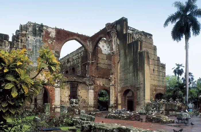 Framed Print : DOMINICAN Rep.. DISTRITO NACIONAL. Santo Domingo. Ruins of the Hospital of San Nicols de Bari (beg. 16th c.), the first hospital of America Framed Print : DOMINICAN Rep.. DISTRITO NACIONAL. Santo Domingo. Ruins of the Hospital of San Nicols de Bari (beg. 16th c.), the first hospital of America