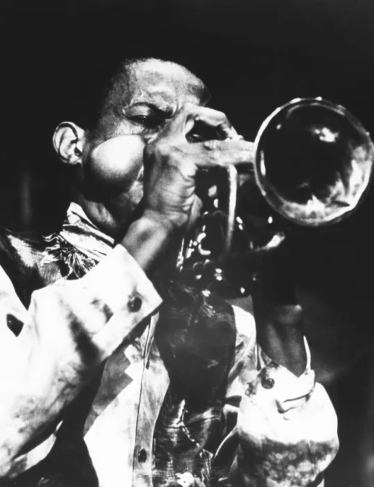 Framed Print : Don Cherry's cheeks seem explode at the Pori Jazz Festival, in Finland. July 28, 1968. (CSU_2015_9_906)