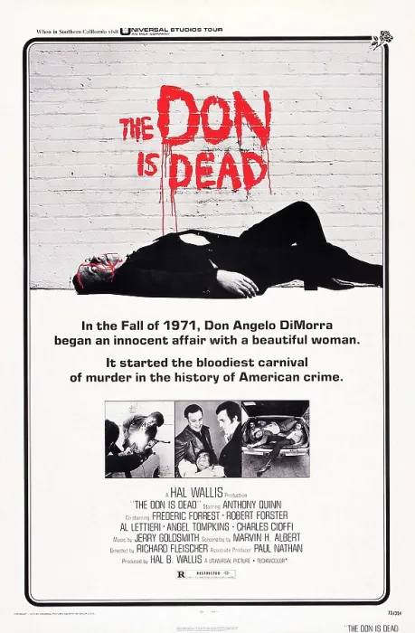 Framed Print : THE DON IS DEAD, US poster, Anthony Quinn (top), 1973 Framed Print : THE DON IS DEAD, US poster, Anthony Quinn (top), 1973