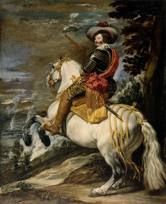 Framed Print : DON GASPAR DE GUZMAN, COUNT-DUKE OF OLIVARES, by Velazquez, 1635, Spanish painting, oil on canvas