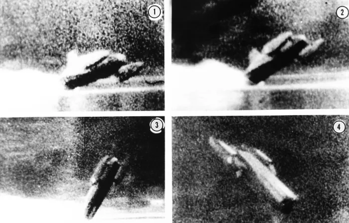 Framed Print : Donald Campbell was killed his jet powered boat, Bluebird K7, on Lake Coniston. Jan. 4, 1967