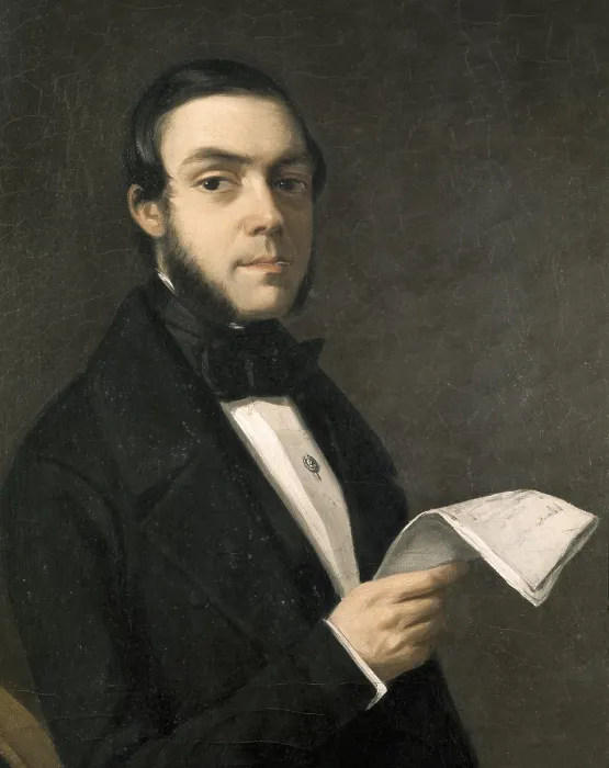 Framed Print : DONOSO CORTSJuan (1809-1853). Spanish writer and politician. Oil on canvas. SPAIN. Madrid. Royal Academy of History. AISA / Everett Collection (17533)**US SALES ONLY**