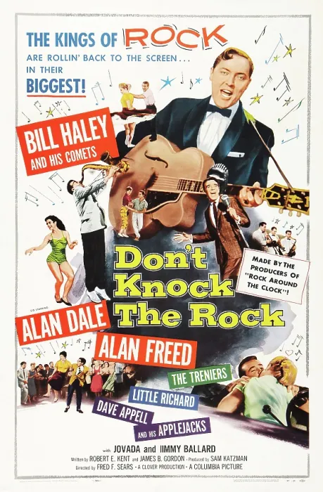 Framed Print : DON'T KNOCK THE ROCK, Bill Haley, Alan Freed, 1956 Framed Print : DON'T KNOCK THE ROCK, Bill Haley, Alan Freed, 1956