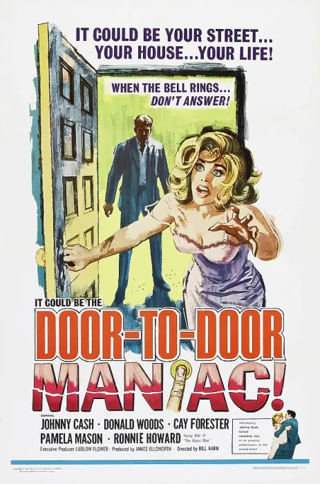 Framed Print : DOOR TO DOOR MANIAC, (aka FIVE MINUTES TO LIVE), US poster art, Johnny Cash, Cay Forester, 1961 Framed Print : DOOR TO DOOR MANIAC, (aka FIVE MINUTES TO LIVE), US poster art, Johnny Cash, Cay Forester, 1961