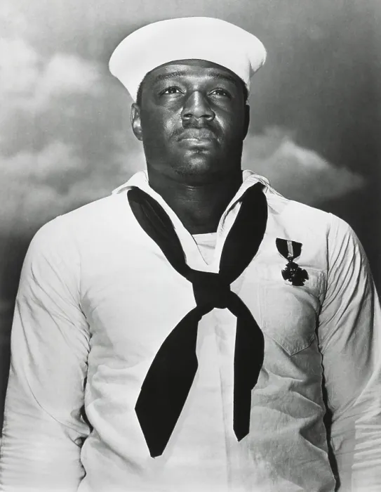 Framed Print : Doris Dorie Miller was awarded the Navy Cross for heroism during attack on Pearl Harbor