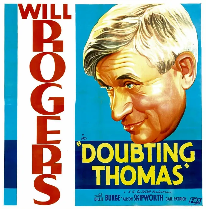 Framed Print : DOUBTING THOMAS, Will Rogers, 1935, TM and Copyright 20th Century Fox Film Corp. All rights reserved. / courtesy Everett Collection Framed Print : DOUBTING THOMAS, Will Rogers, 1935, TM and Copyright 20th Century Fox Film Corp. All rights reserved. / courtesy Everett Collection