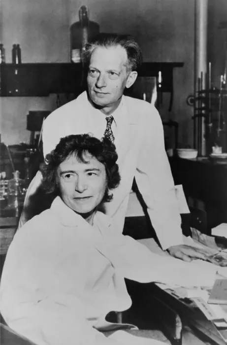 Framed Print : Dr. Carl Cori and Dr. Gerty Cori in their laboratory at the Washington University. They were awarded one half of the 1947 Nobel Prize for Medicine and Physiology Framed Print : Dr. Carl Cori and Dr. Gerty Cori in their laboratory at the Washington University. They were awarded one half of the 1947 Nobel Prize for Medicine and Physiology