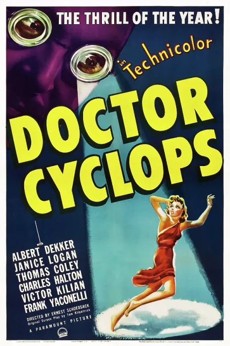 Framed Print : DR. CYCLOPS, (aka DOCTOR CYCLOPS), from top: Albert Dekker, Janice Logan, 1940