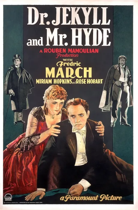 Framed Print : DR. JEKYLL AND MR. HYDE, Rose Hobart, Fredric March, 1931 Framed Print : DR. JEKYLL AND MR. HYDE, Rose Hobart, Fredric March, 1931