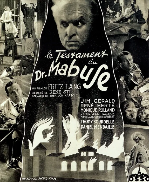 Framed Print : THE LAST WILL OF DR. MABUSE, (aka LE TESTAMENT DU DR. MABUSE), Rudolf Klein-Rogge, 1933