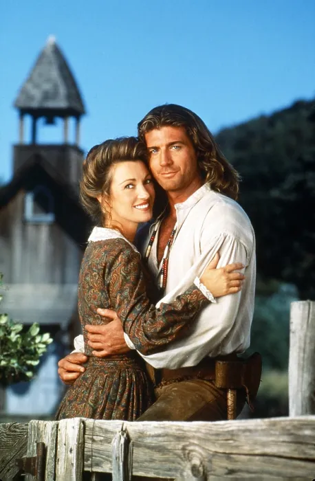 Framed Print : DR. QUINN, MEDICINE WOMAN, from left: Jane Seymour, Joe Lando, 1995, 1993-1998