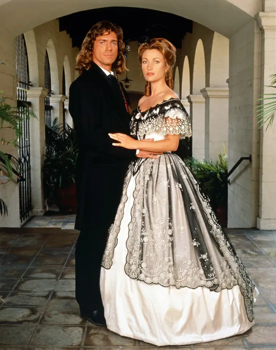 Framed Print : DR. QUINN, MEDICINE WOMAN, from left: Joe Lando, Jane Seymour, 1993, 1993-1998 Framed Print : DR. QUINN, MEDICINE WOMAN, from left: Joe Lando, Jane Seymour, 1993, 1993-1998