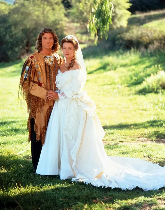 Framed Print : DR. QUINN, MEDICINE WOMAN, from left: Joe Lando, Jane Seymour, 1995, 1993-1998