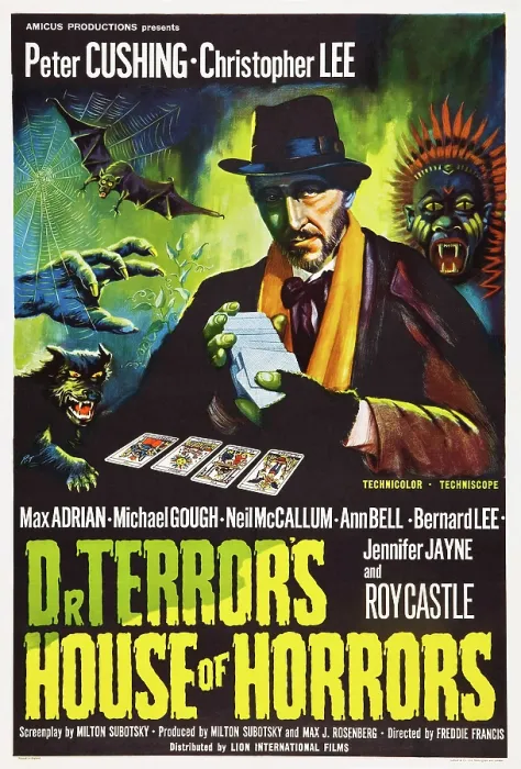 Framed Print : DR. TERROR'S HOUSE OF HORRORS, Peter Cushing on UK poster art, 1965 Framed Print : DR. TERROR'S HOUSE OF HORRORS, Peter Cushing on UK poster art, 1965
