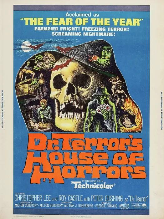 Framed Print : DR. TERROR'S HOUSE OF HORRORS, US poster, 1965