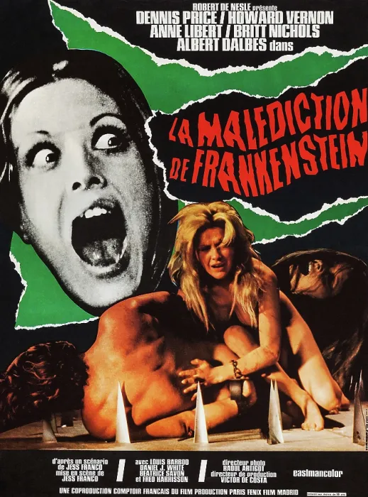 Framed Print : DRACULA CONTRA FRANKENSTEIN, (aka LA MALEDICTION DE FRANKENSTEIN, aka DRACULA PRISONER OF FRANKENSTEIN, French poster, 1972) Framed Print : DRACULA CONTRA FRANKENSTEIN, (aka LA MALEDICTION DE FRANKENSTEIN, aka DRACULA PRISONER OF FRANKENSTEIN, French poster, 1972)