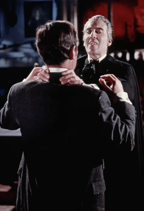 Framed Print : DRACULA: PRINCE OF DARKNESS, Francis Matthews, Christopher Lee, 1966, (c) 20th Century Fox, TM & Copyright / Courtesy: Everett Collection Framed Print : DRACULA: PRINCE OF DARKNESS, Francis Matthews, Christopher Lee, 1966, (c) 20th Century Fox, TM & Copyright / Courtesy: Everett Collection
