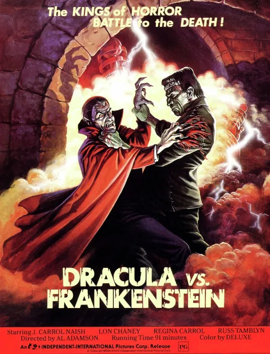 Framed Print : DRACULA VS. FRANKENSTEIN, from left: Zandor Vorkov, John Bloom, 1971 dvf_ka(dvf_ka.jpg)