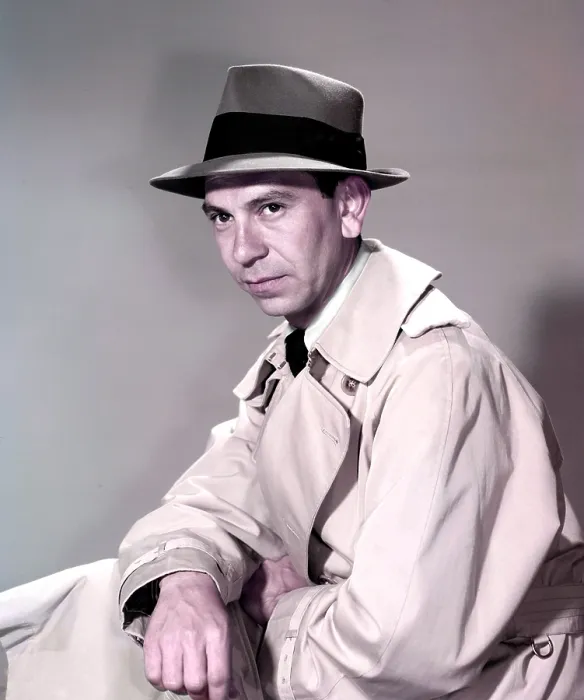 Framed Print : DRAGNET, star and director Jack Webb, 1951-59 Framed Print : DRAGNET, star and director Jack Webb, 1951-59