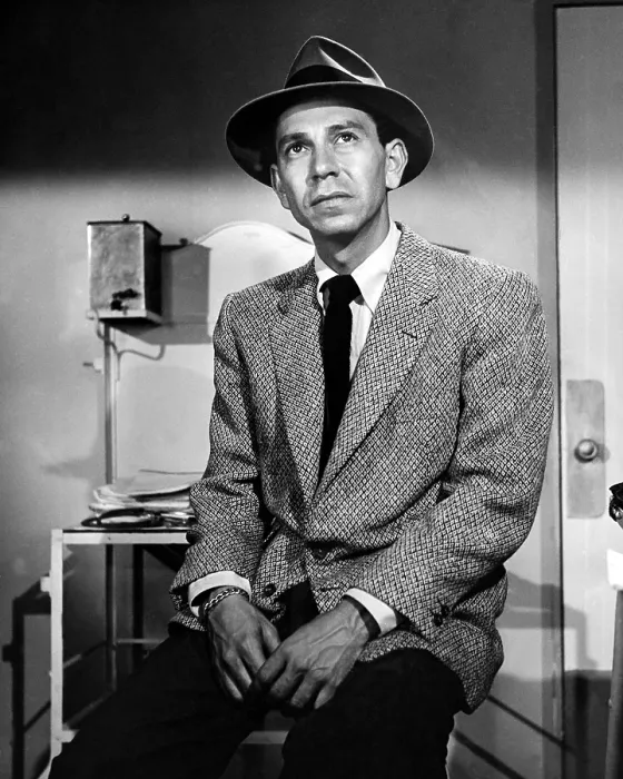 Framed Print : DRAGNET, star and director Jack Webb, 1951-59 (1952 photo)