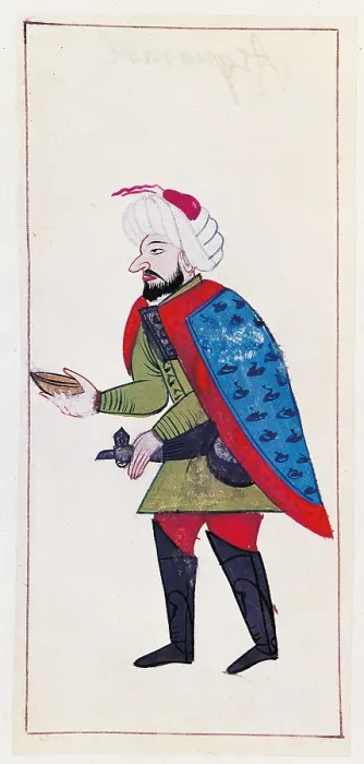 Framed Print : Drawings of Indian subjects ordered by Nic. Mannucci, by Unknown Artist, 18th Century, - Italy, Veneto, Venice, Marciana Library. All