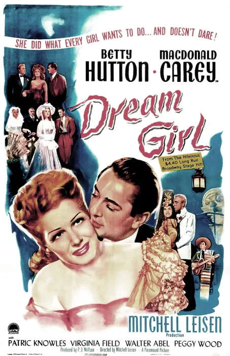 Framed Print : DREAM GIRL, US poster, Betty Hutton, Macdonald Carey, 1948
