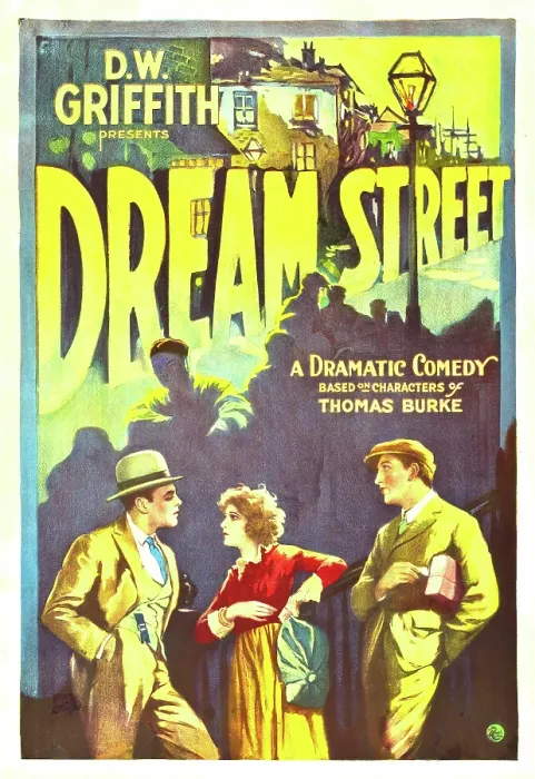 Framed Print : DREAM STREET, left to right: Ralph Graves, Carol Dempster, Charles Emmett Mack, 1921