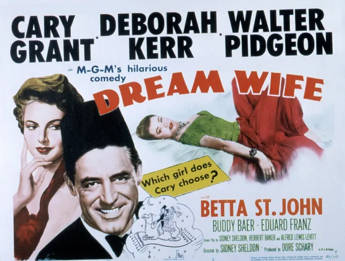Framed Print : DREAM WIFE, from left: Deborah Kerr, Cary Grant, Betta St.John, 1953