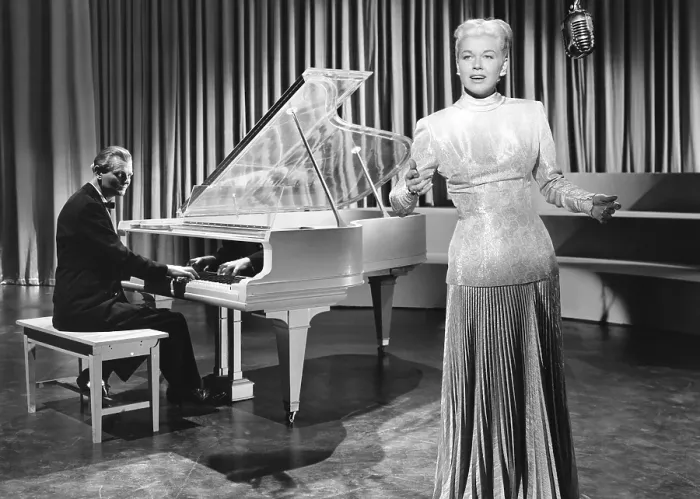 Framed Print : MY DREAM IS YOURS, Doris Day, in a gown by Milo Anderson, 1949