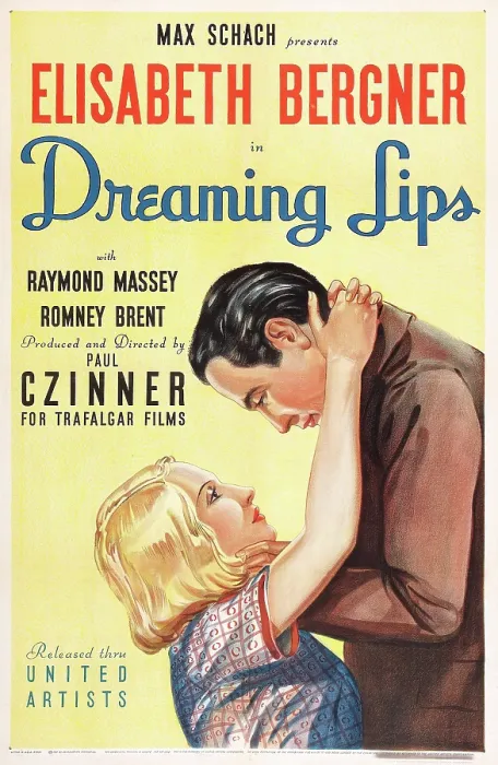 Framed Print : DREAMING LIPS, US poster art, from left: Elisabeth Bergner, Raymond Massey, 1937