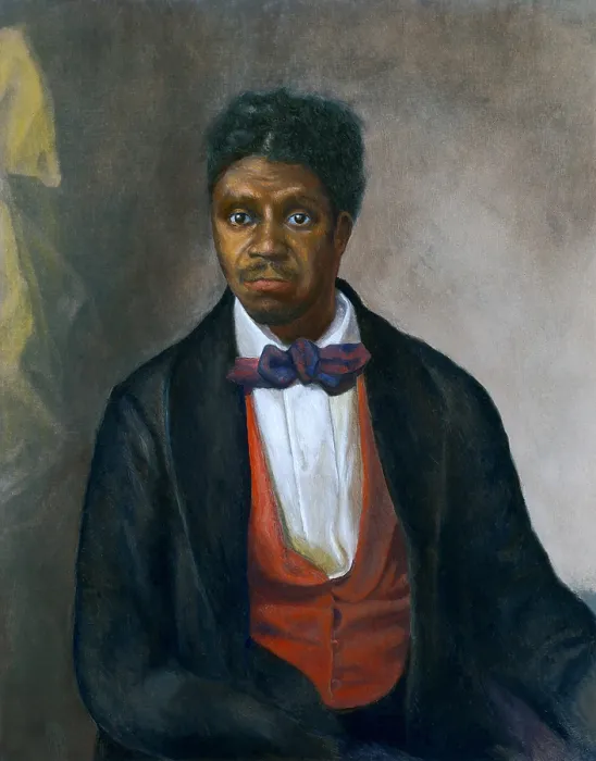 Framed Print : Dred Scott (1799-1858), an enslaved man, sued for his freedom when he was transported to a non-slave state