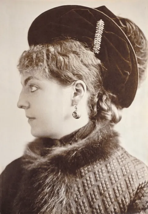 Framed Print : Drew Barrymore, was born Georgiana Drew in 1856, to actors Louisa Lane and John Drew